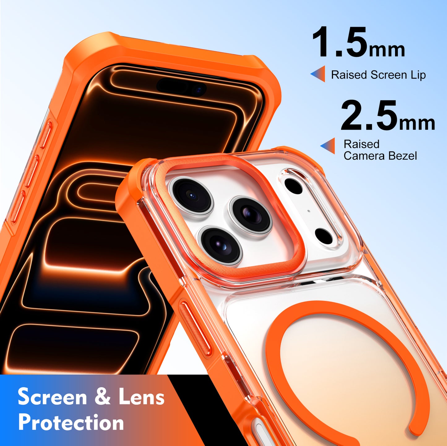Magnetic Shockproof Case for iPhone 18 Pro