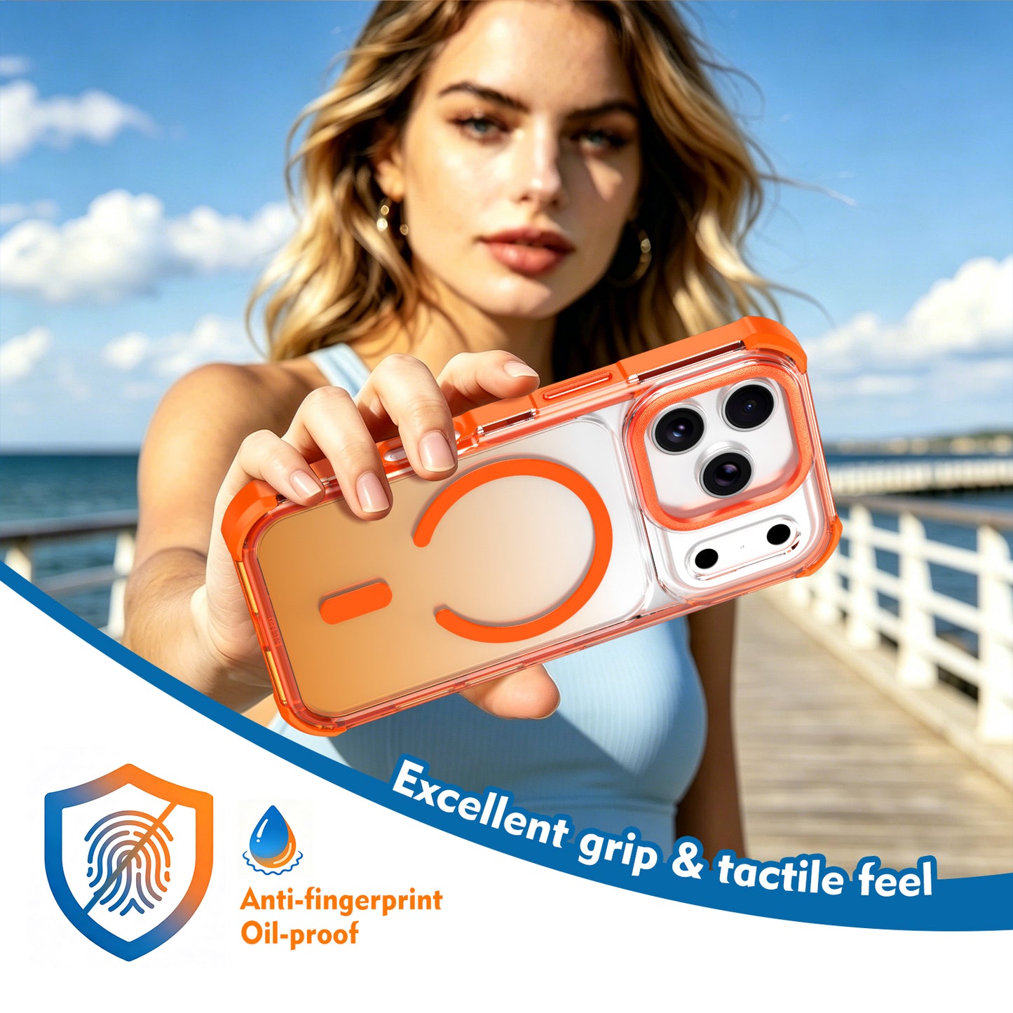 Magnetic Shockproof Case for iPhone 18 Pro